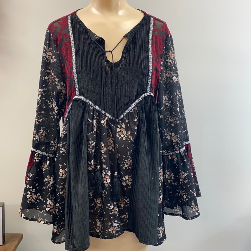 Bad little country girl top small